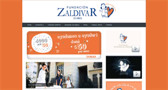 Desktop Screenshot of fundacionzaldivar.org